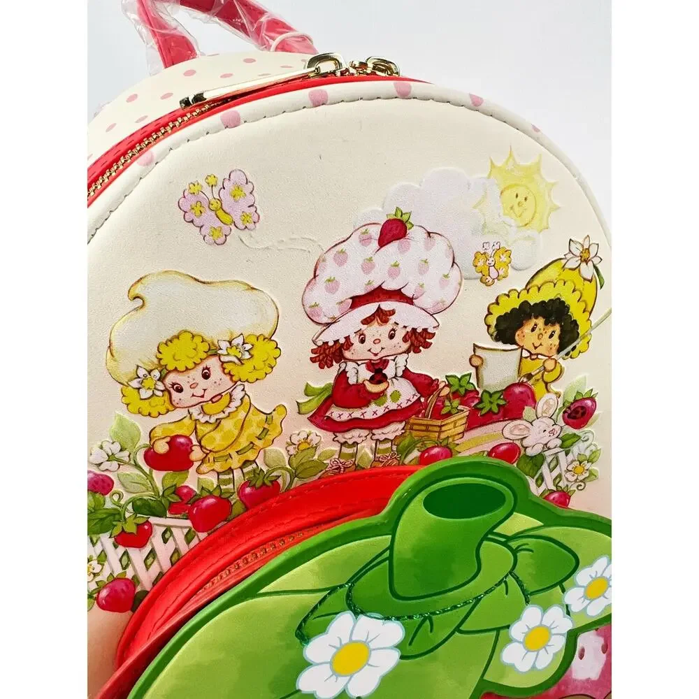 Loungefly Strawberry Shortcake House Mini Backpack Scented Moving Part New Tags! - Picture 13 of 13